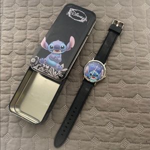 Disney Stitch watch and case
